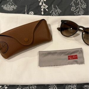 Ray-Ban ‘ERIKA’ Brown Sunglasses with Case